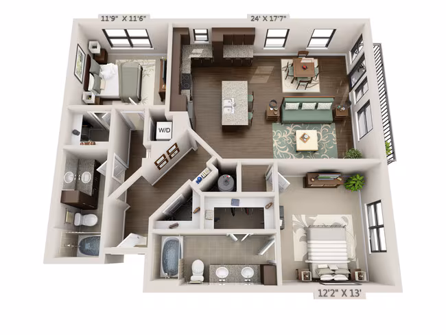 Unit 336 336 floor plan